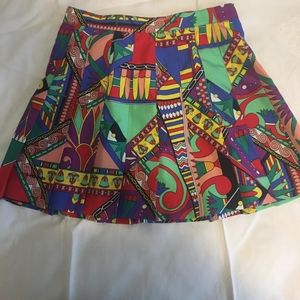 Rare head vintage multicolor skirt